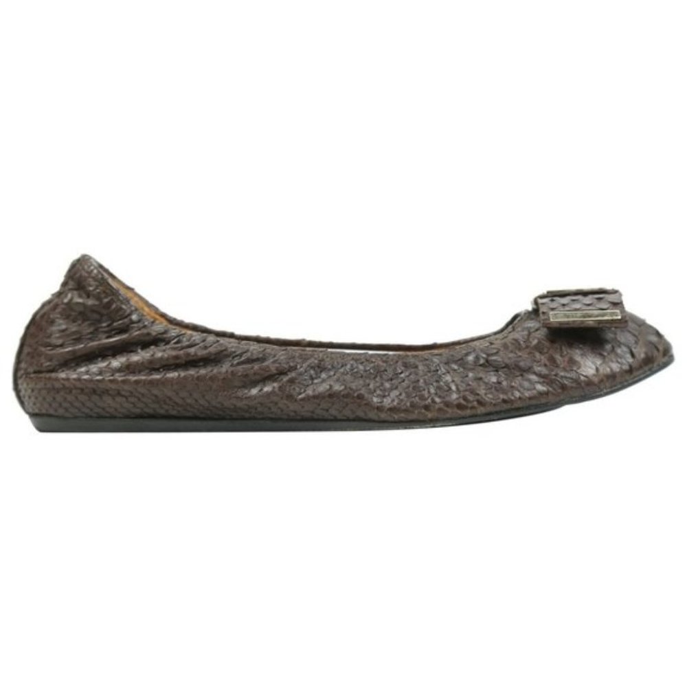 Lanvin Snakeskin Ballet Flats - Picture 2 of 8